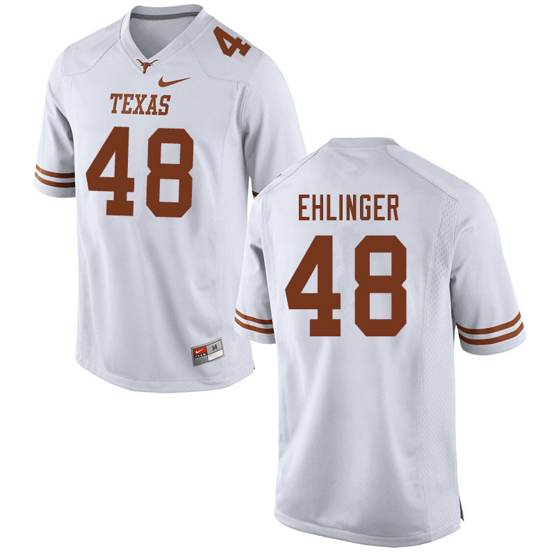 Men #48 Jake Ehlinger Texas Longhorns College Football Jerseys Sale-White